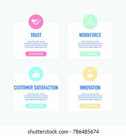 Core Values Infographic Icons