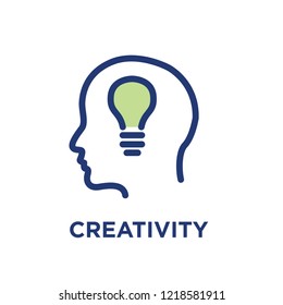 Core Values Outline - Line Icon Conveying Specific Purpose