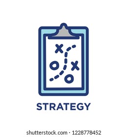 Core Values Outline - Line Icon Conveying Specific Purpose