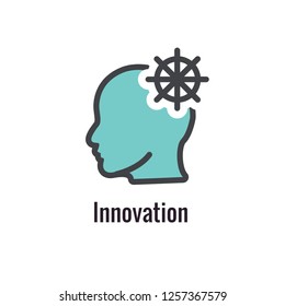 Core Values Outline or Line Icon Conveying Specific Purpose