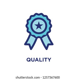 Core Values Outline - Line Icon Conveying Specific Purpose