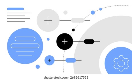 Valores básicos, planificación y gráfico de objetivos. Infografía de negocios. Diapositiva de presentación. Archivo de Vector.