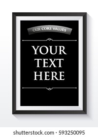 Core Values Poster