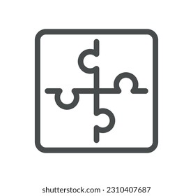 Core values related icon outline and linear vector.