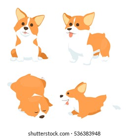 corgi cartoons set 3