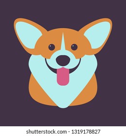 Corgi dog logo
