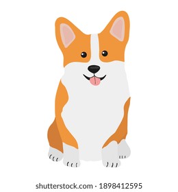 Corgi Dog Vector Cartoon Illustration Cute Stock Vector (Royalty Free ...