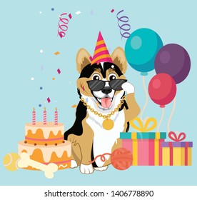 Corgi Have a Birthday Party