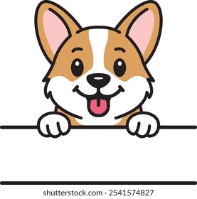 	
Corgi Monogram on a white background