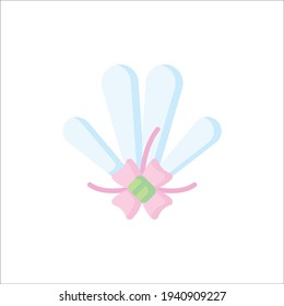 Coriander Flat Icon Isolated On White Background
