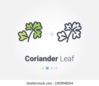 Coriander Vector Icon