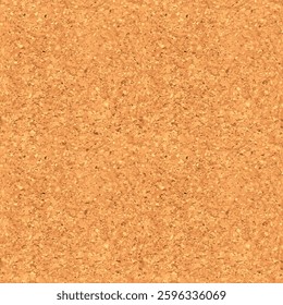 Cork board pin texture wood seamless pattern vector illustration. Notice or bulletin board seamless pattern with natural cork wood grainy material blank clipboard surface background.