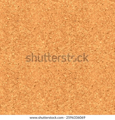 Cork board pin texture wood seamless pattern vector illustration. Notice or bulletin board seamless pattern with natural cork wood grainy material blank clipboard surface background.
