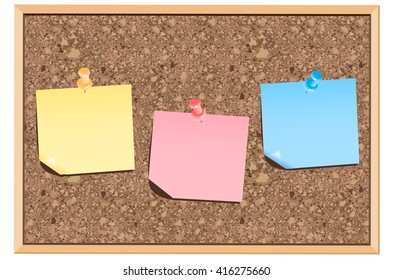 Cork board Vector
