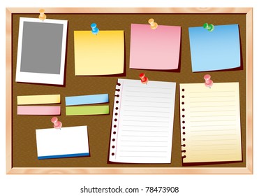 Cork Board Vector