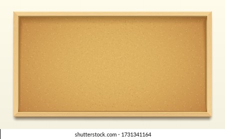 Cork board wood frame background, pin noticeboard