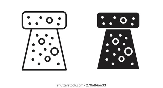 Símbolo de ícone de cortiça para designs de logotipo, Web e aplicativo.