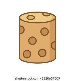 cork icon vector design template in white background