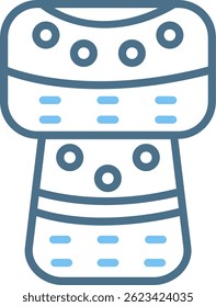 Cork Line Two Colour Icon