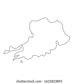 Cork region map of Ireland