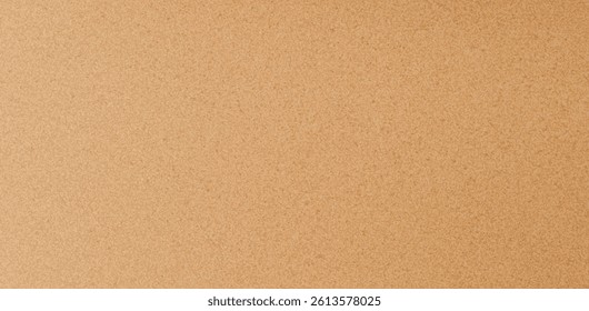 Cork texture background - grainy light brown natural material surface. Bulletin board, memo board substrate, notice wall covering. Organic pattern for interior design. Eco-friendly renewable material.