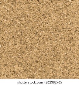 Cork texture. Vector seamless pattern. Bulletin board endless background