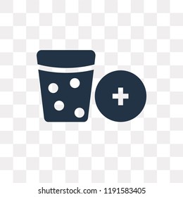 Cork vector icon isolated on transparent background, Cork transparency concept can be used web and mobile