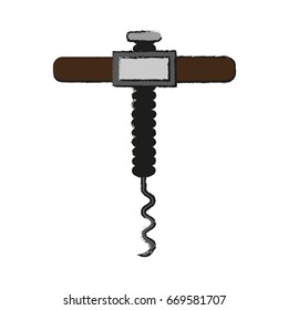 Cork wine bottle opener