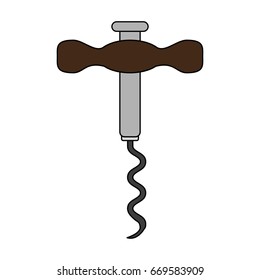Cork wine bottle opener