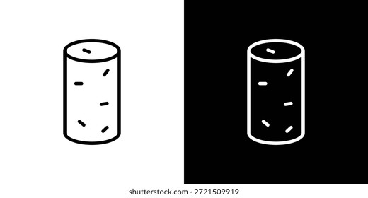 Cork wine icon logo element. Vector illustration. EPS10
