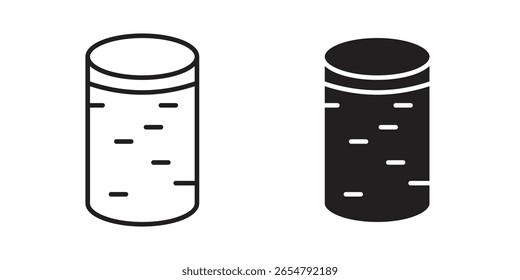Concepto de símbolo de icono de vino de corcho. Iconos para Web y móvil.