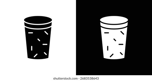 Gráficos de Vector de icono de vino de corcho. Conjunto de Vector negro sólido plano