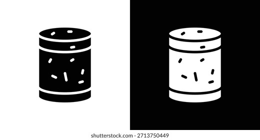 Korkwein-Ikone. Vektorgrafik. Silhouette in schwarzer Farbe