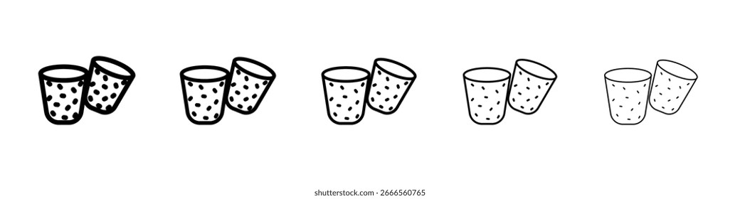 Ícone de vinho de cortiça em estilo web. Ilustração vetorial. Eps10