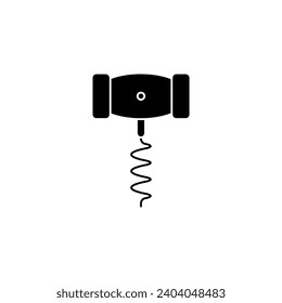 corkscrew concept line icon. Simple element illustration. corkscrew concept outline symbol design.