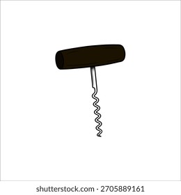 corkscrew drawing artwork handmade illustration