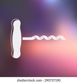 Corkscrew icon. 