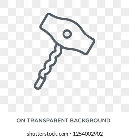 Corkscrew icon. Corkscrew design concept from  collection. Simple element vector illustration on transparent background.