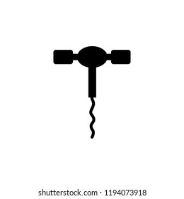 Corkscrew icon. Element of furnishings. Premium quality graphic design icon. Signs and symbols collection icon for websites, web design, mobile app on white background