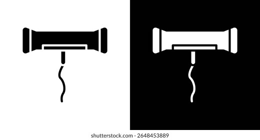 Corkscrew icon symbol collection. Flat vector stock illustration.