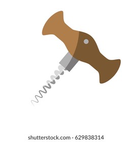 Corkscrew kitchen utensil