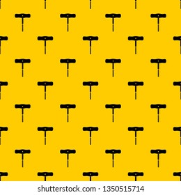 Corkscrew with a metal spiral pattern seamless vector repeat geometric yellow for any design