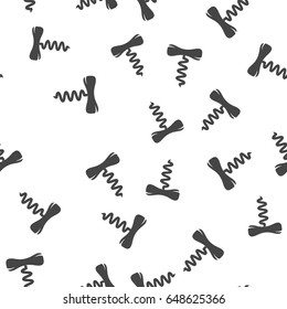 Corkscrew seamless pattern. Vector illustration for backgrounds