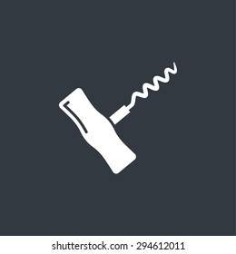 corkscrew sign icon