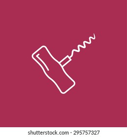 corkscrew sign icon