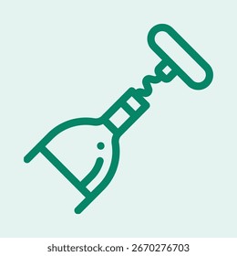 Corkscrew symbol artwork trendy useful vector Illustration design good colorful background.eps