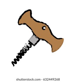 corkscrew tool icon