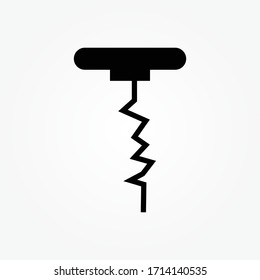 corkscrew vector sign icon design