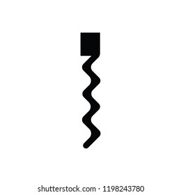 corkscrew wine opener icon