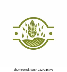 corn agriculture logo design inspiration